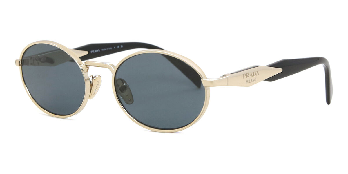 Prada PR 65ZS ZVN09T Ovaal Pale Gold zonnebril | SmartBuyGlasses