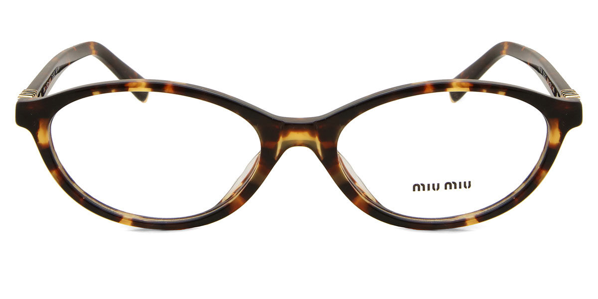 Miu Miu MU09XV VAU1O1 Ovaal Honey Yellow Tortoise bril